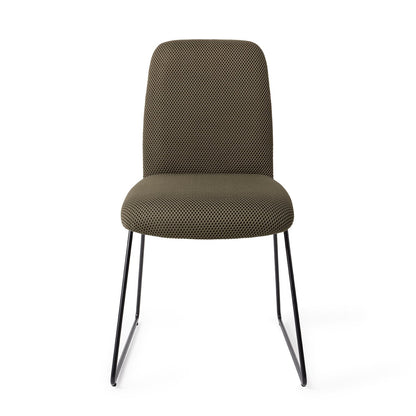 Jesper Home Taiwa Jungle Jewel Eetkamerstoel - Slide Black - KwaliteitWonen.nl