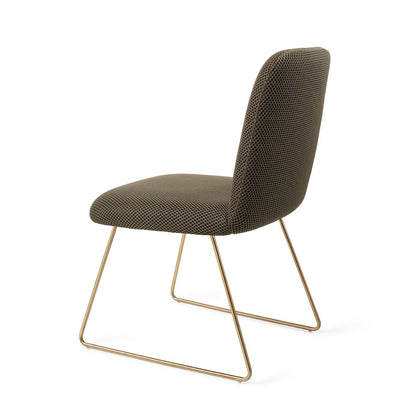 Jesper Home Taiwa Jungle Jewel Eetkamerstoel - Slide Gold - KwaliteitWonen.nl