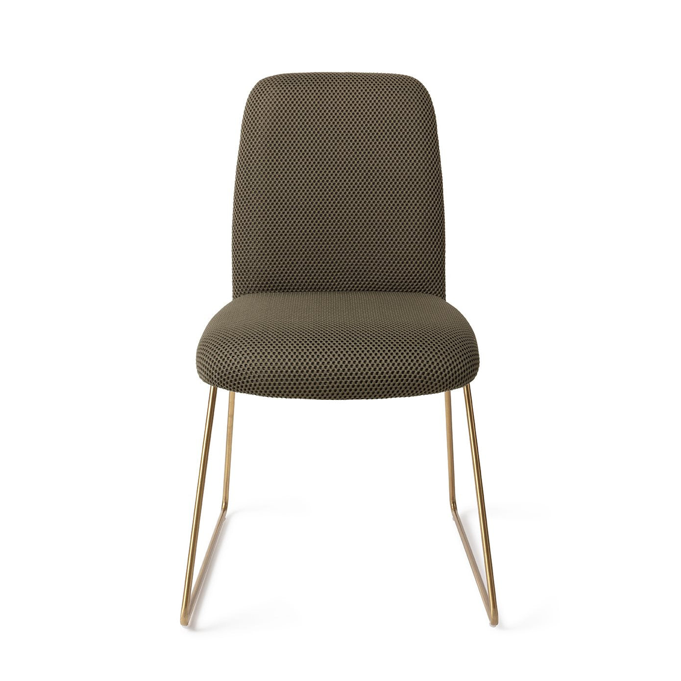 Jesper Home Taiwa Jungle Jewel Eetkamerstoel - Slide Gold - KwaliteitWonen.nl