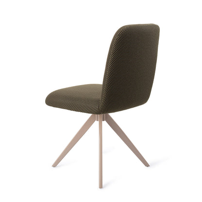 Jesper Home Taiwa Jungle Jewel Eetkamerstoel - Turn Beige - KwaliteitWonen.nl