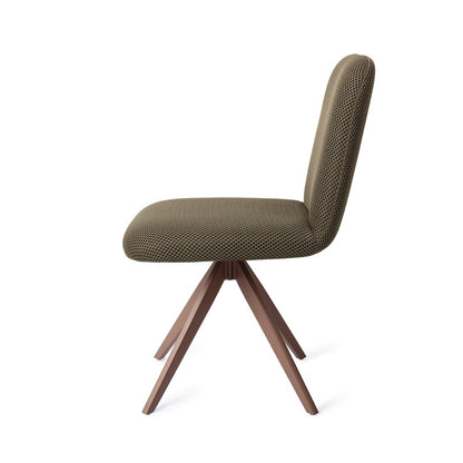 Jesper Home Taiwa Jungle Jewel Eetkamerstoel - Turn Brown - KwaliteitWonen.nl
