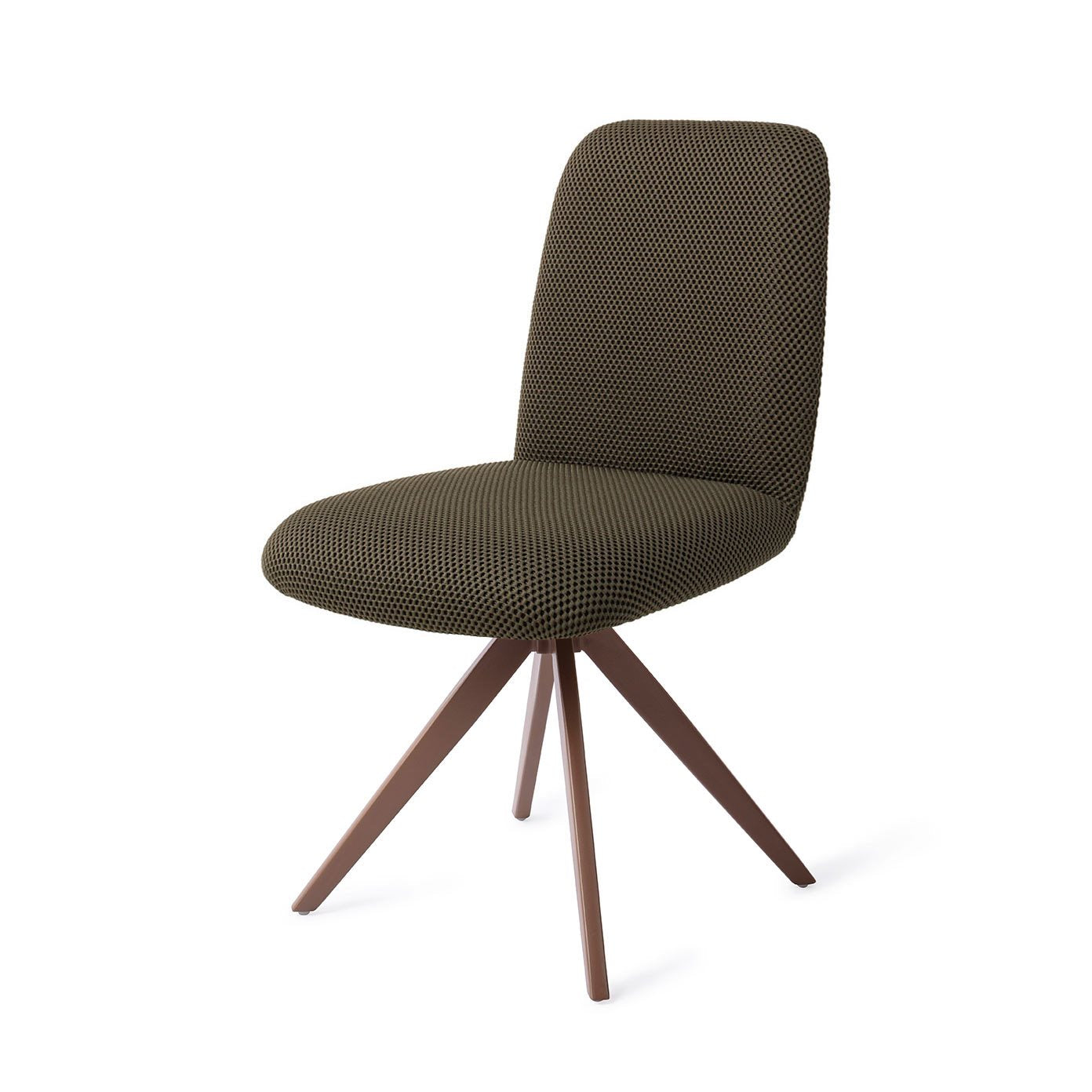 Jesper Home Taiwa Jungle Jewel Eetkamerstoel - Turn Brown - KwaliteitWonen.nl