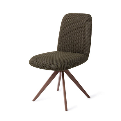 Jesper Home Taiwa Jungle Jewel Eetkamerstoel - Turn Brown - KwaliteitWonen.nl