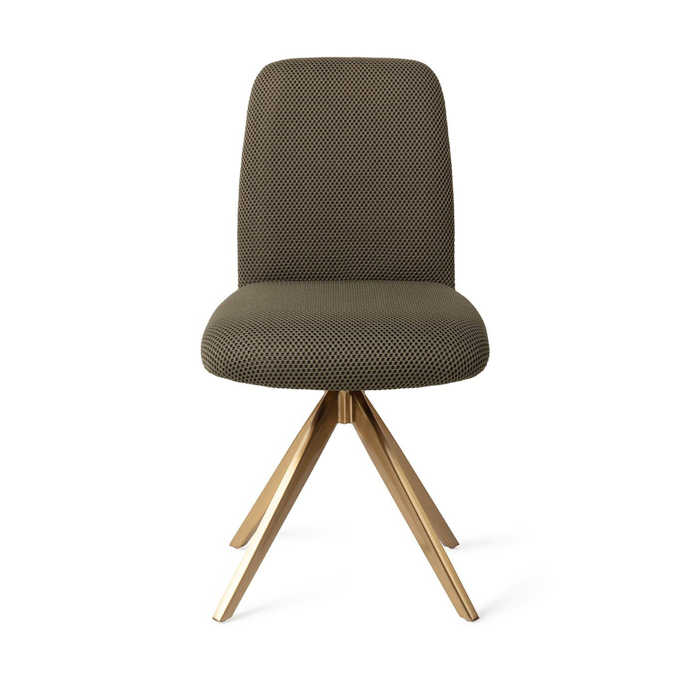 Jesper Home Taiwa Jungle Jewel Eetkamerstoel - Turn Gold - KwaliteitWonen.nl