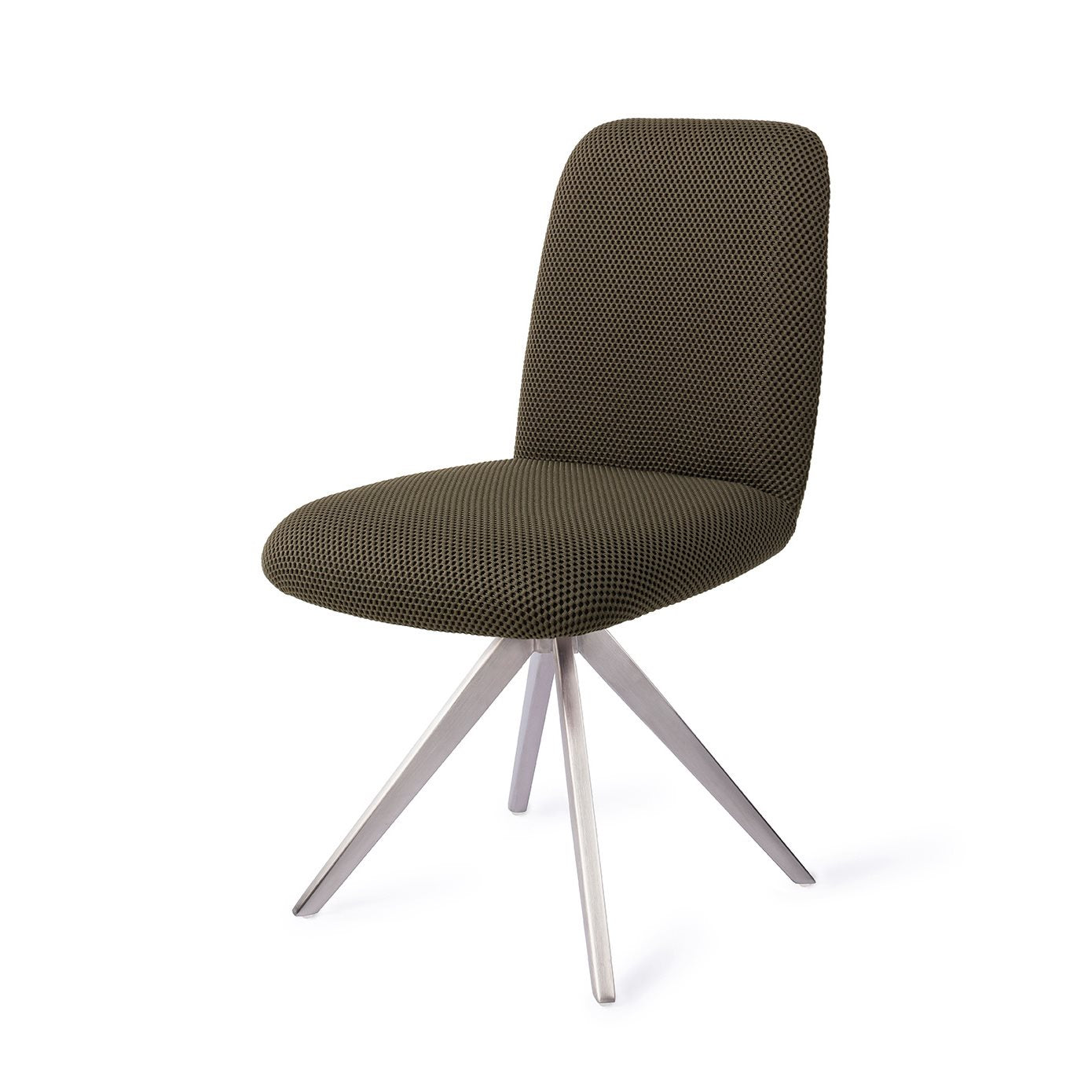 Jesper Home Taiwa Jungle Jewel Eetkamerstoel - Turn Steel - KwaliteitWonen.nl