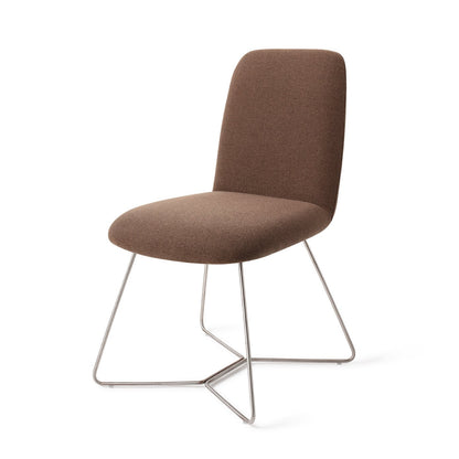 Jesper Home Taiwa Rustic Rye Eetkamerstoel - Beehive Steel - KwaliteitWonen.nl