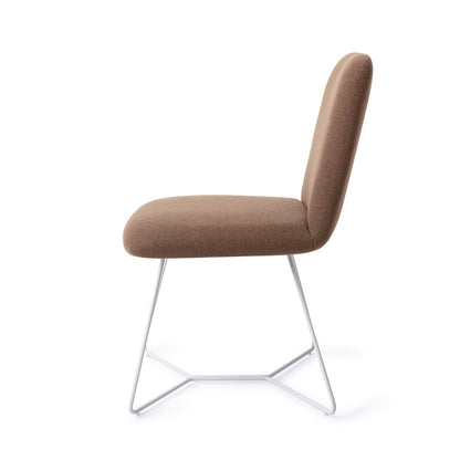 Jesper Home Taiwa Rustic Rye Eetkamerstoel - Beehive White - KwaliteitWonen.nl