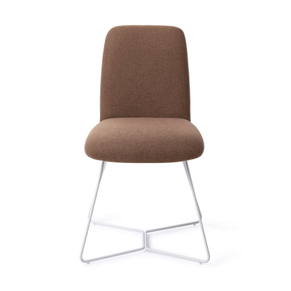 Jesper Home Taiwa Rustic Rye Eetkamerstoel - Beehive White - KwaliteitWonen.nl