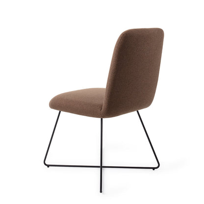 Jesper Home Taiwa Rustic Rye Eetkamerstoel - Cross Black - KwaliteitWonen.nl