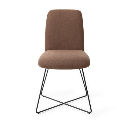 Jesper Home Taiwa Rustic Rye Eetkamerstoel - Cross Black - KwaliteitWonen.nl
