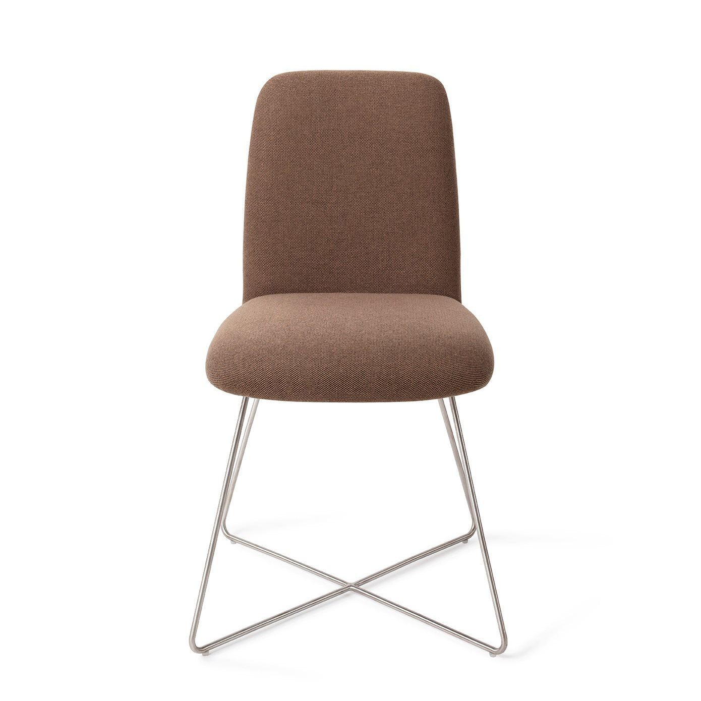 Jesper Home Taiwa Rustic Rye Eetkamerstoel - Cross Steel - KwaliteitWonen.nl