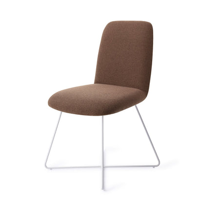 Jesper Home Taiwa Rustic Rye Eetkamerstoel - Cross White - KwaliteitWonen.nl