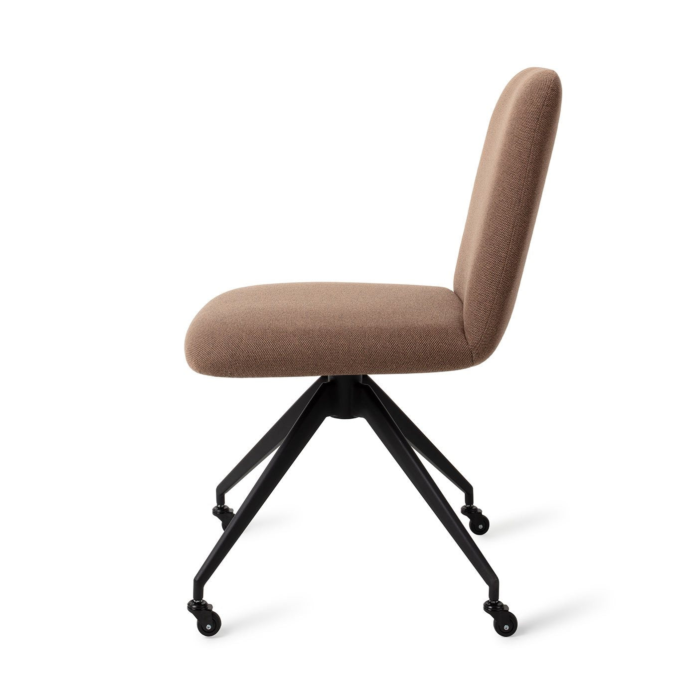 Jesper Home Taiwa Rustic Rye Eetkamerstoel - Glide Black - KwaliteitWonen.nl