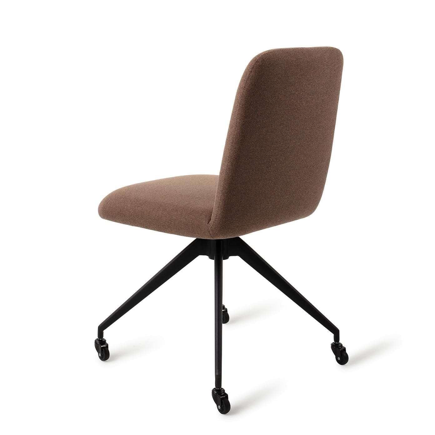 Jesper Home Taiwa Rustic Rye Eetkamerstoel - Glide Black - KwaliteitWonen.nl