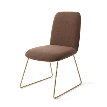 Jesper Home Taiwa Rustic Rye Eetkamerstoel - Slide Gold - KwaliteitWonen.nl