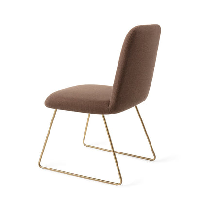 Jesper Home Taiwa Rustic Rye Eetkamerstoel - Slide Gold - KwaliteitWonen.nl