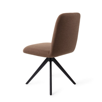 Jesper Home Taiwa Rustic Rye Eetkamerstoel - Turn Black - KwaliteitWonen.nl