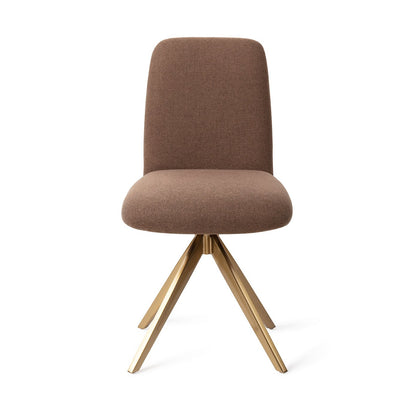 Jesper Home Taiwa Rustic Rye Eetkamerstoel - Turn Gold - KwaliteitWonen.nl