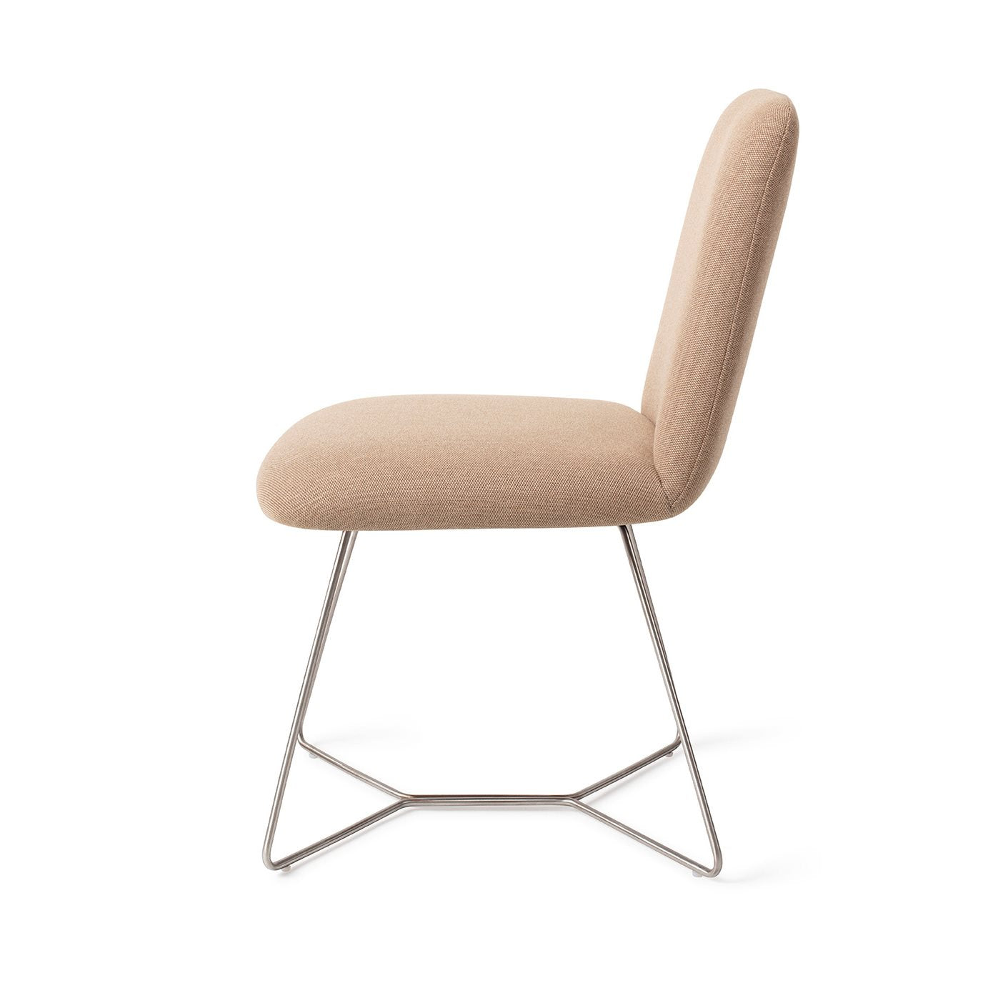 Jesper Home Taiwa Whisper Wheat Eetkamerstoel - Beehive Steel - KwaliteitWonen.nl