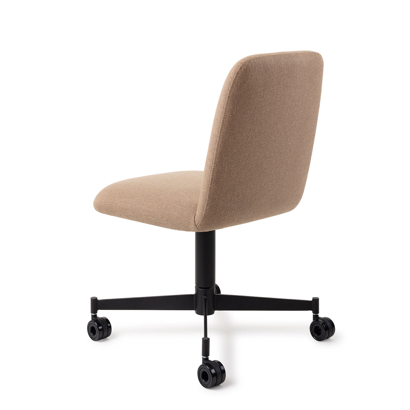 Jesper Home Taiwa Whisper Wheat Eetkamerstoel - Caster Black - KwaliteitWonen.nl
