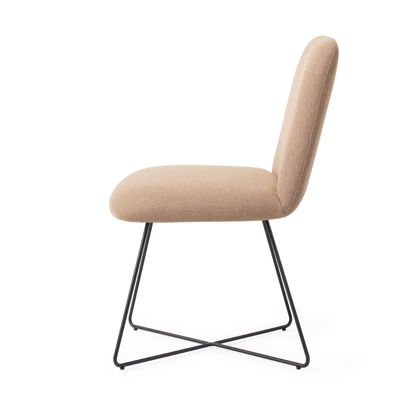 Jesper Home Taiwa Whisper Wheat Eetkamerstoel - Cross Black - KwaliteitWonen.nl