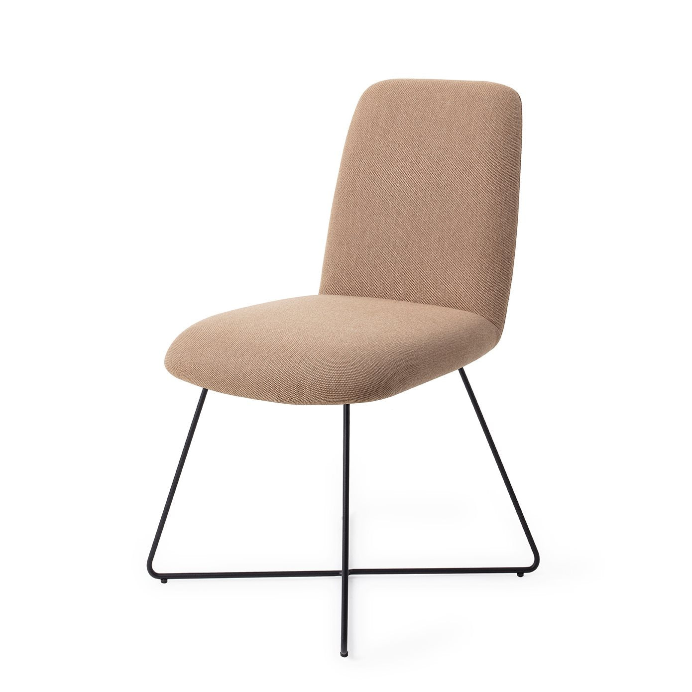 Jesper Home Taiwa Whisper Wheat Eetkamerstoel - Cross Black - KwaliteitWonen.nl