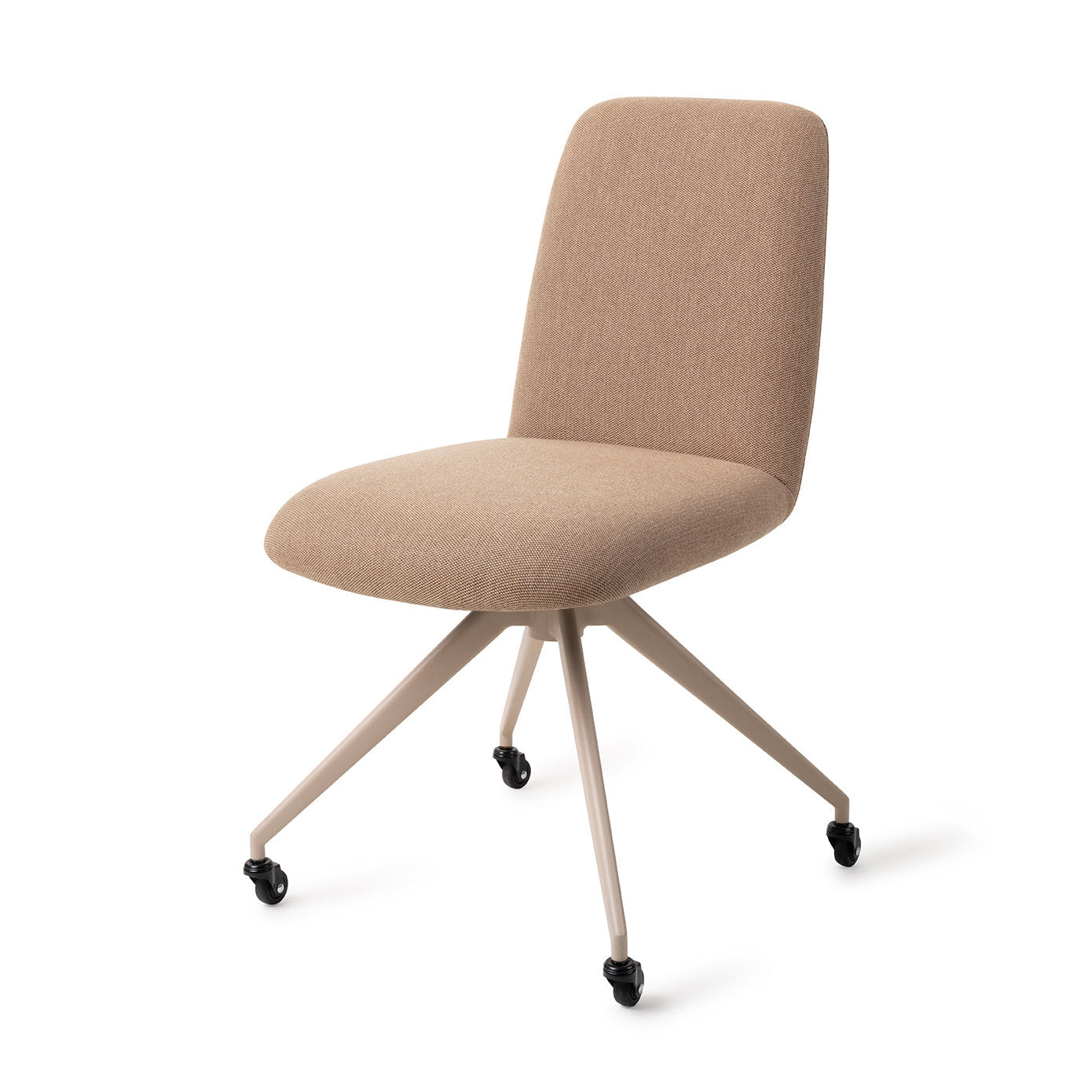 Jesper Home Taiwa Whisper Wheat Eetkamerstoel - Glide Beige - KwaliteitWonen.nl