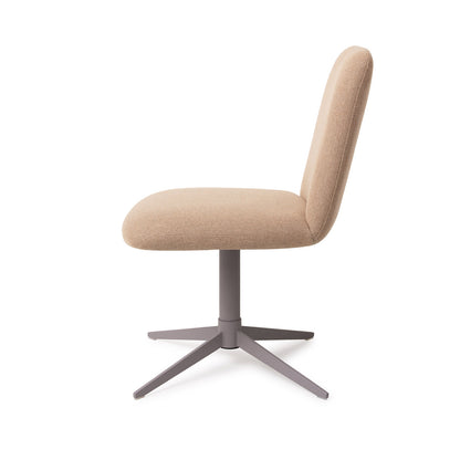 Jesper Home Taiwa Whisper Wheat Eetkamerstoel - Quad Grey - KwaliteitWonen.nl