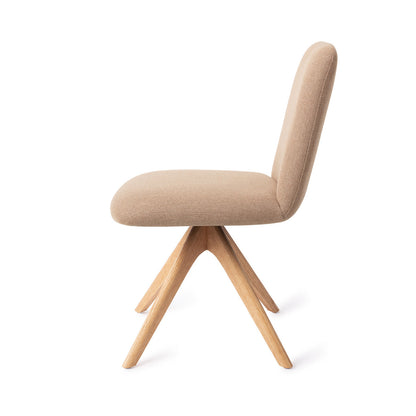 Jesper Home Taiwa Whisper Wheat Eetkamerstoel - Revolve Oak Natural - KwaliteitWonen.nl