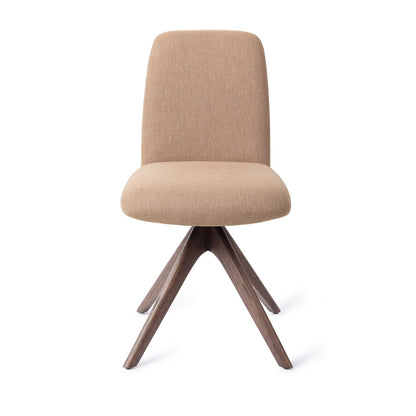 Jesper Home Taiwa Whisper Wheat Eetkamerstoel - Revolve Oak Walnut - KwaliteitWonen.nl