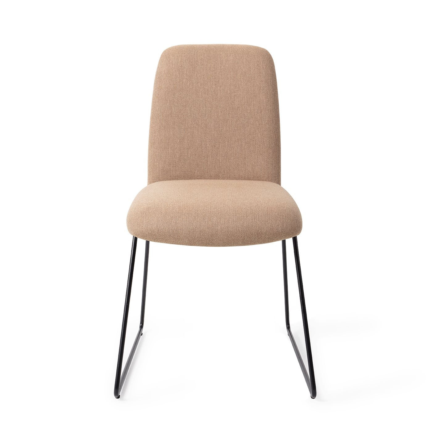 Jesper Home Taiwa Whisper Wheat Eetkamerstoel - Slide Black - KwaliteitWonen.nl