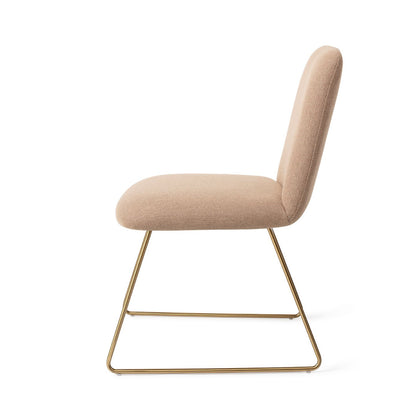 Jesper Home Taiwa Whisper Wheat Eetkamerstoel - Slide Gold - KwaliteitWonen.nl