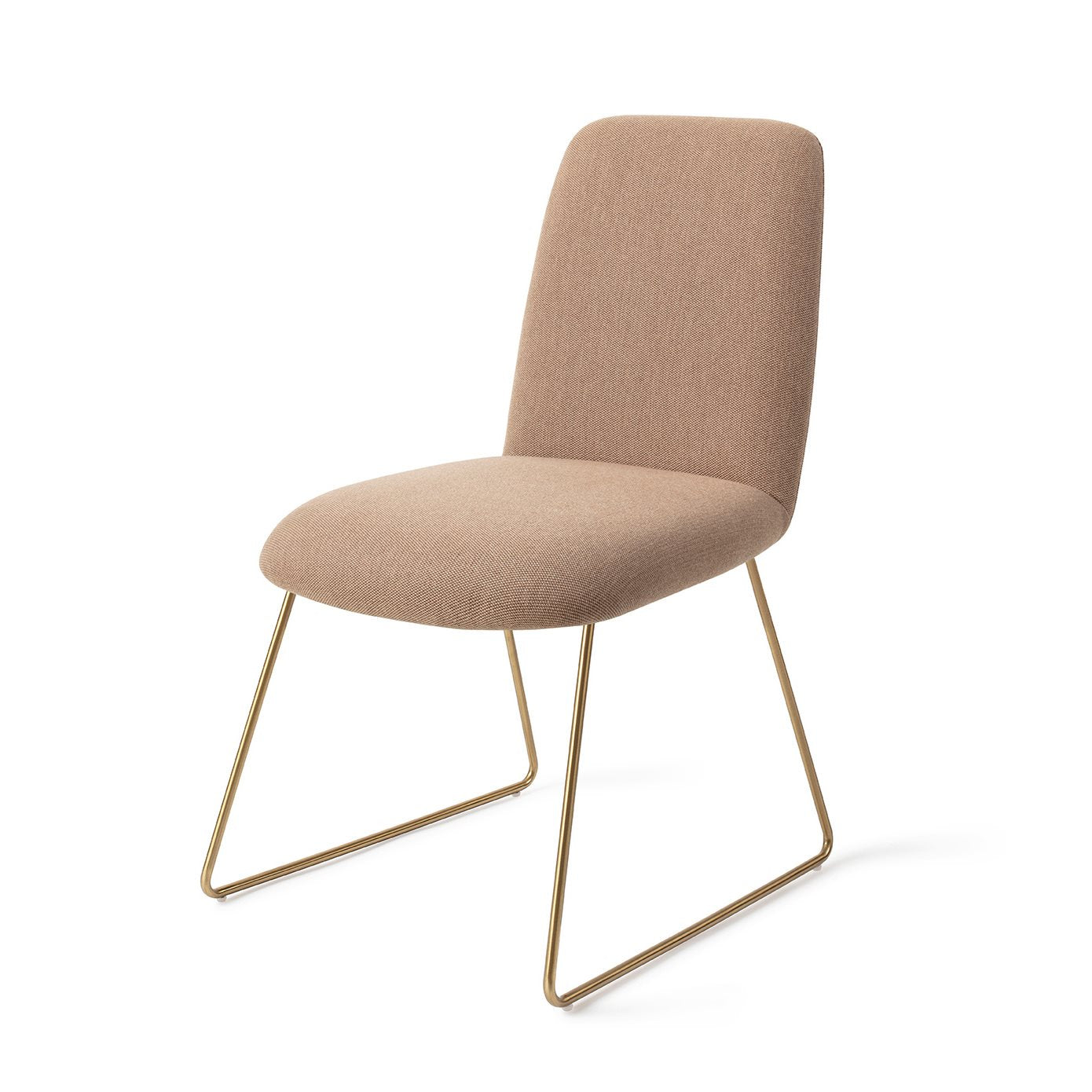 Jesper Home Taiwa Whisper Wheat Eetkamerstoel - Slide Gold - KwaliteitWonen.nl