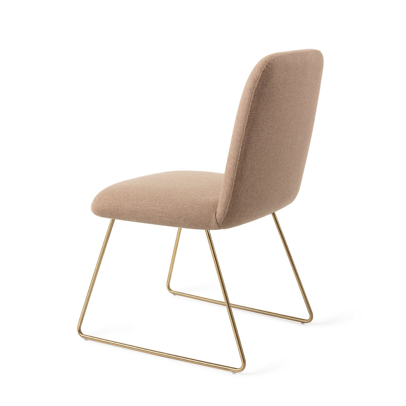 Jesper Home Taiwa Whisper Wheat Eetkamerstoel - Slide Gold - KwaliteitWonen.nl