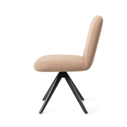 Jesper Home Taiwa Whisper Wheat Eetkamerstoel - Turn Black - KwaliteitWonen.nl