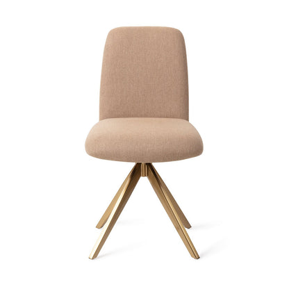 Jesper Home Taiwa Whisper Wheat Eetkamerstoel - Turn Gold - KwaliteitWonen.nl