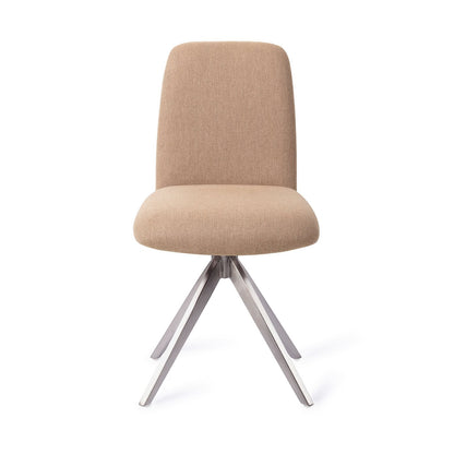 Jesper Home Taiwa Whisper Wheat Eetkamerstoel - Turn Steel - KwaliteitWonen.nl
