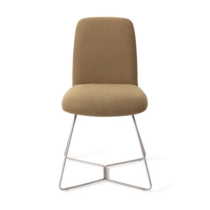 Jesper Home Taiwa Willow Eetkamerstoel - Beehive Steel - KwaliteitWonen.nl