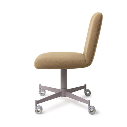 Jesper Home Taiwa Willow Eetkamerstoel - Caster Grey - KwaliteitWonen.nl