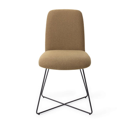 Jesper Home Taiwa Willow Eetkamerstoel - Cross Black - KwaliteitWonen.nl