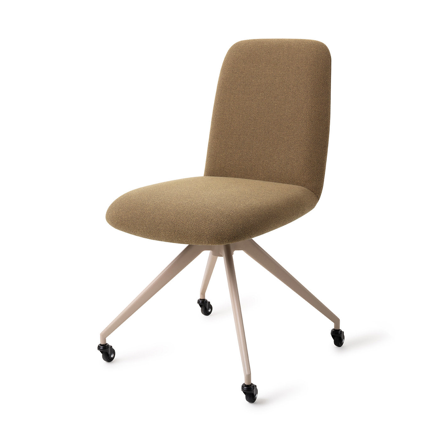 Jesper Home Taiwa Willow Eetkamerstoel - Glide Beige - KwaliteitWonen.nl