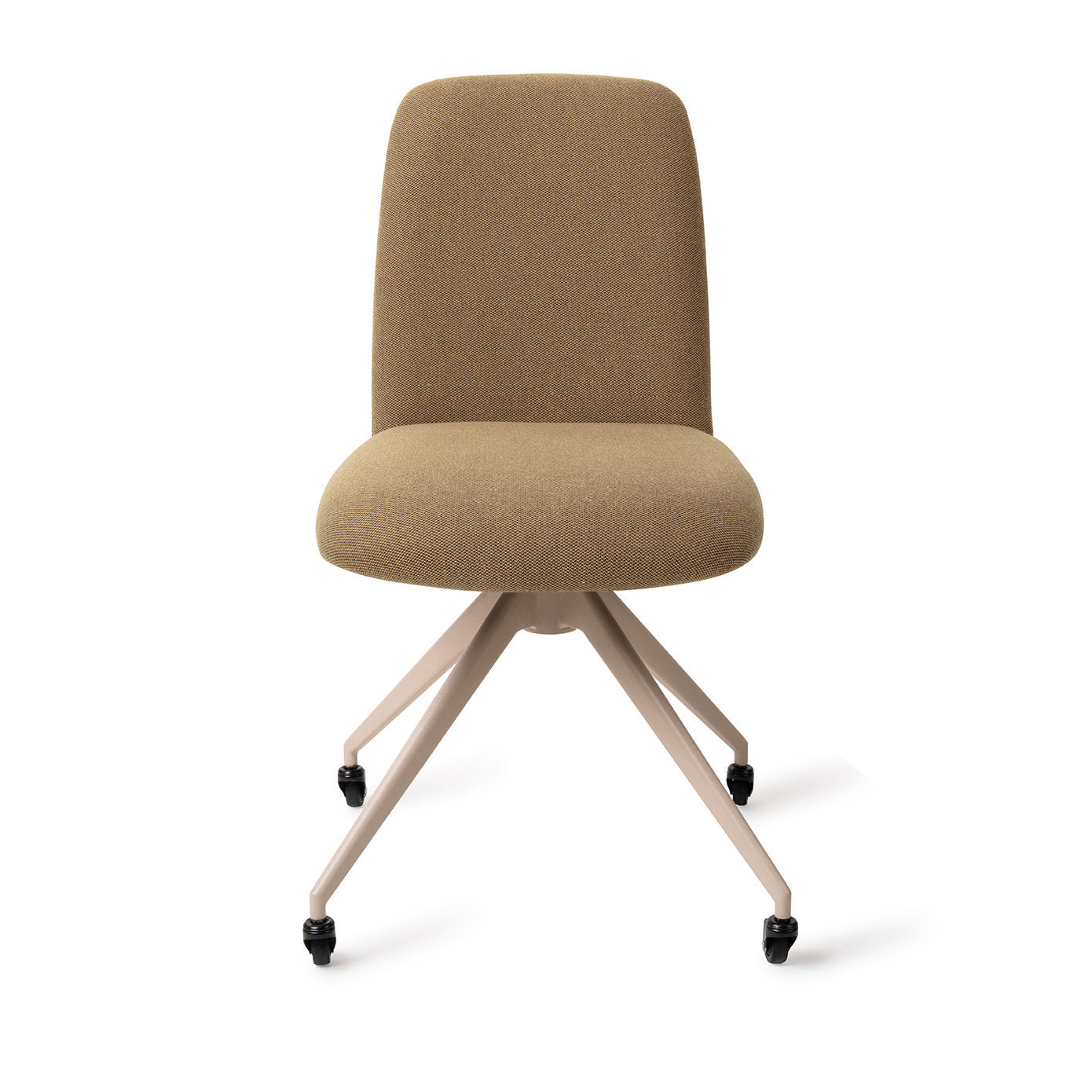 Jesper Home Taiwa Willow Eetkamerstoel - Glide Beige - KwaliteitWonen.nl