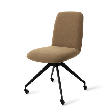 Jesper Home Taiwa Willow Eetkamerstoel - Glide Black - KwaliteitWonen.nl