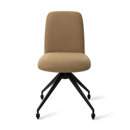 Jesper Home Taiwa Willow Eetkamerstoel - Glide Black - KwaliteitWonen.nl