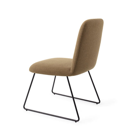 Jesper Home Taiwa Willow Eetkamerstoel - Slide Black - KwaliteitWonen.nl