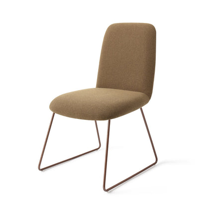 Jesper Home Taiwa Willow Eetkamerstoel - Slide Rose - KwaliteitWonen.nl
