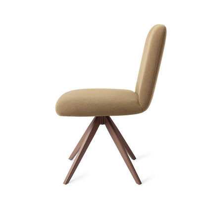 Jesper Home Taiwa Willow Eetkamerstoel - Turn Brown - KwaliteitWonen.nl