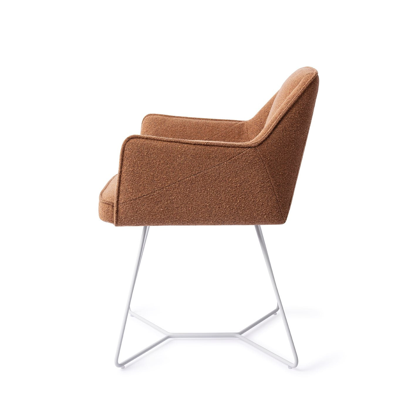 Jesper Home Tome Cinnamon Bun Eetkamerstoel - Beehive White - KwaliteitWonen.nl