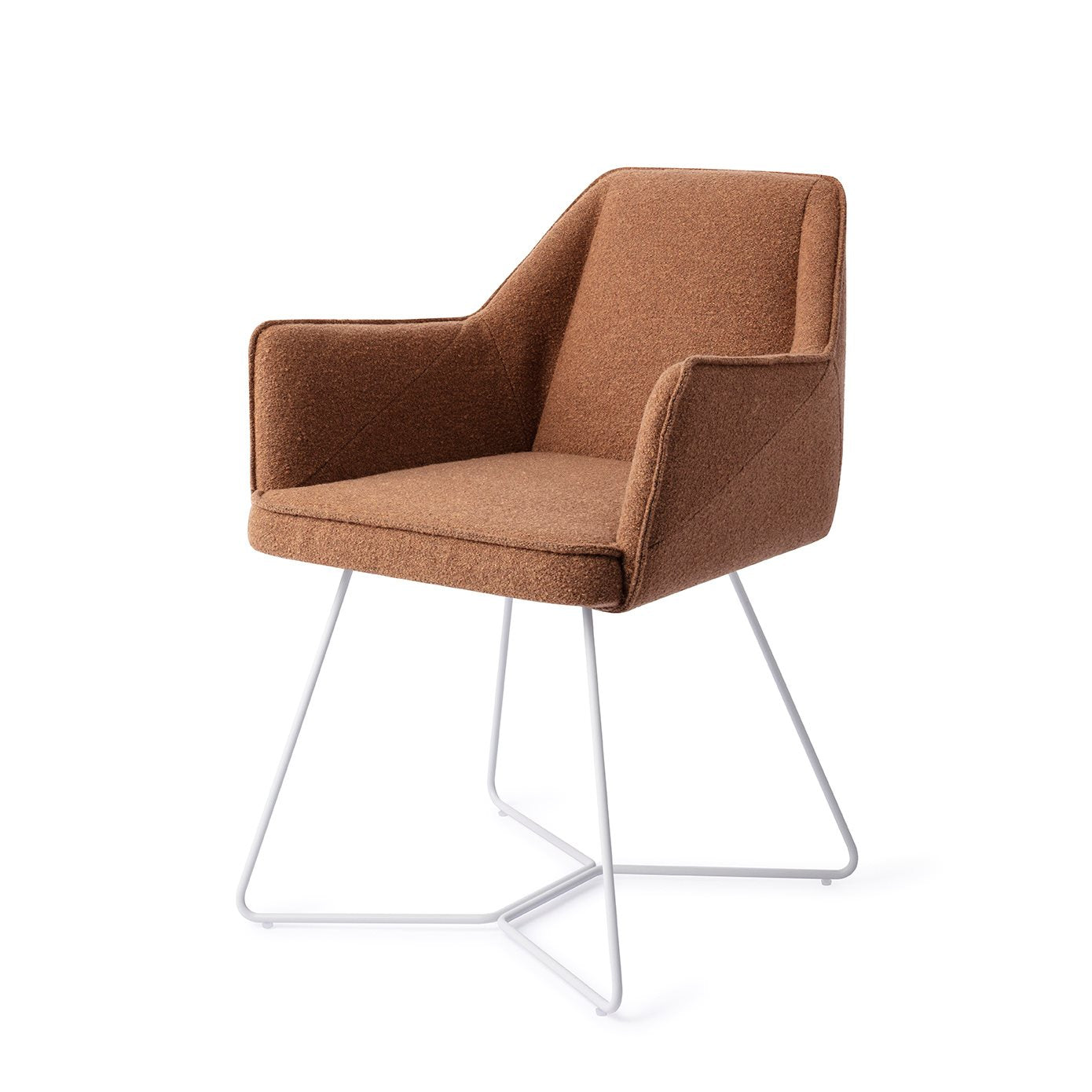 Jesper Home Tome Cinnamon Bun Eetkamerstoel - Beehive White - KwaliteitWonen.nl