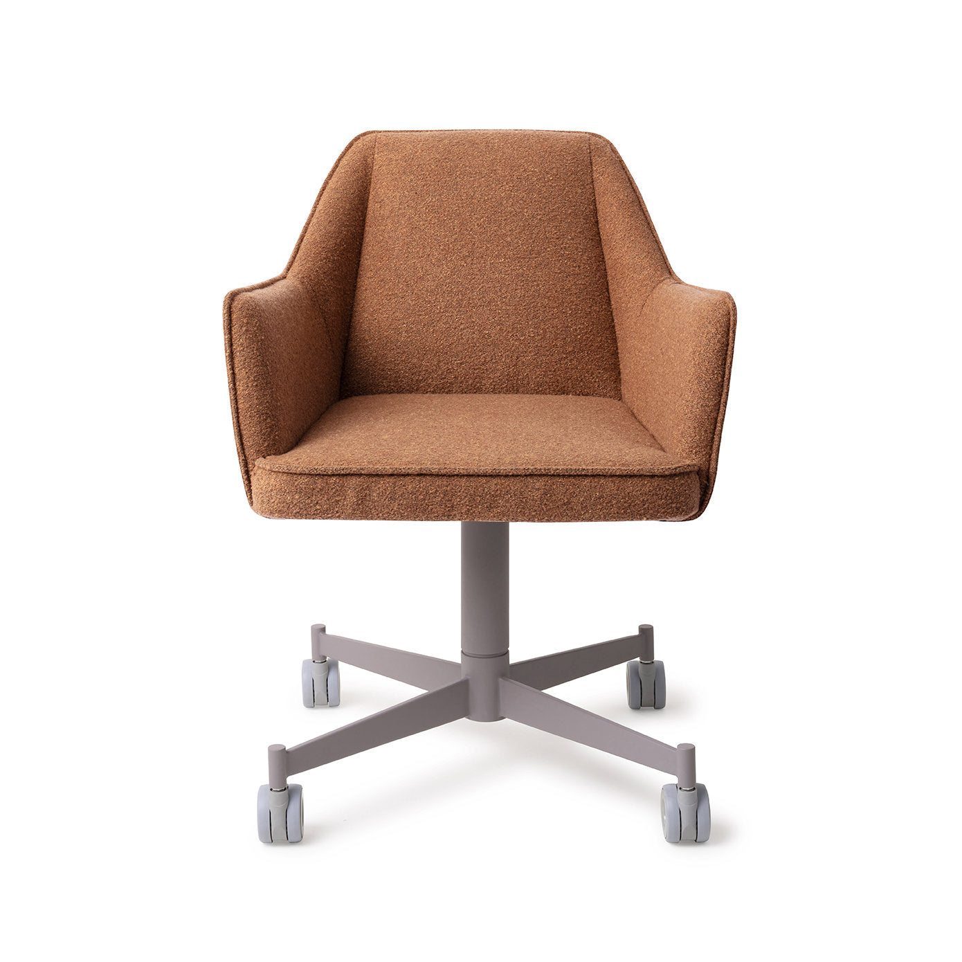 Jesper Home Tome Cinnamon Bun Eetkamerstoel - Caster Grey - KwaliteitWonen.nl